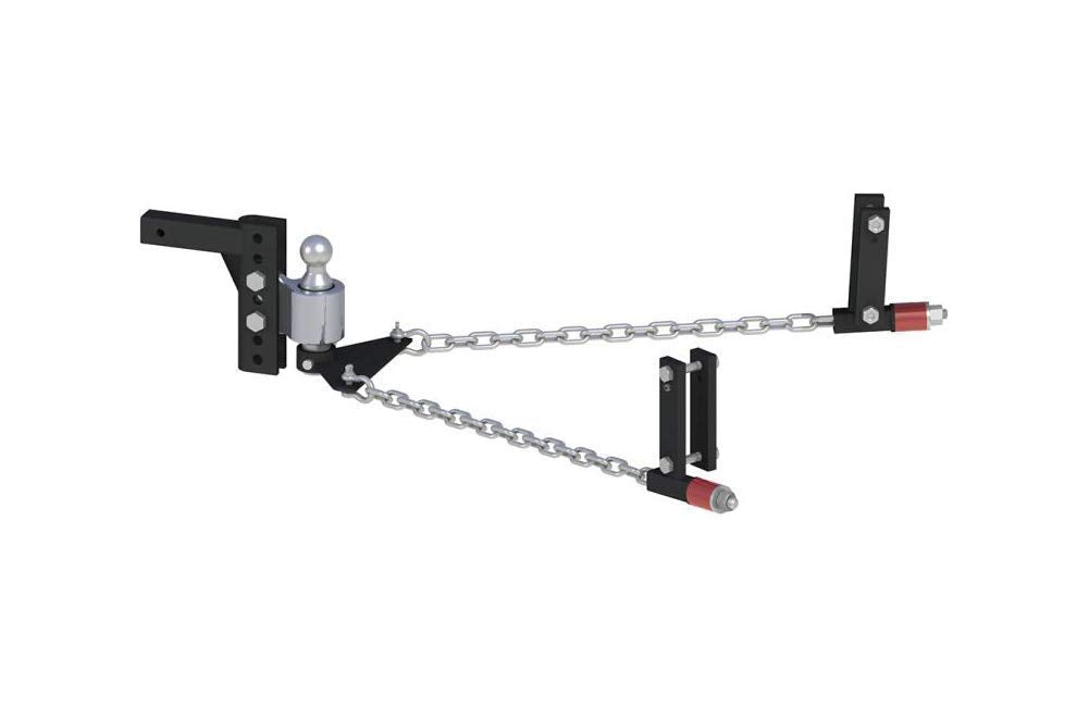 ANDERSEN HITCHES | 3326 | Weight Distribution Hitch | No Bounce No Sway | Tow Accessories | 8" Drop/Rise, 2" Ball, 2" Shank, 3"/4"/5"/6" Bracket, 10k lb GTWR, 1400 lb tongue