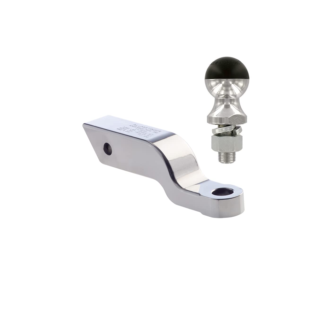 ANDERSEN HITCHES | Alumistinger | Aluminum Heavy Duty Hitch for Trucks | Trailer Hitch | 6,000 lb. GTWR & 600 lb. Tongue Weight | 2" Drop/2-5/16 Ball | 3504