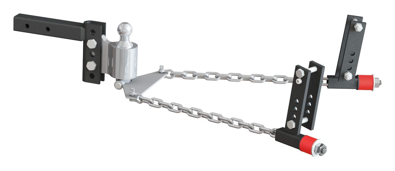 Andersen HITCHES | 3394 | Weight Distribution Hitch | No Bounce No Sway | Tow Accessories | 4" Drop/Rise, 2-5/16" Ball, 2-1/2" Shank, 3"/4"/5"/6" Bracket, 16k lb GTWR, 1600 lb Tongue