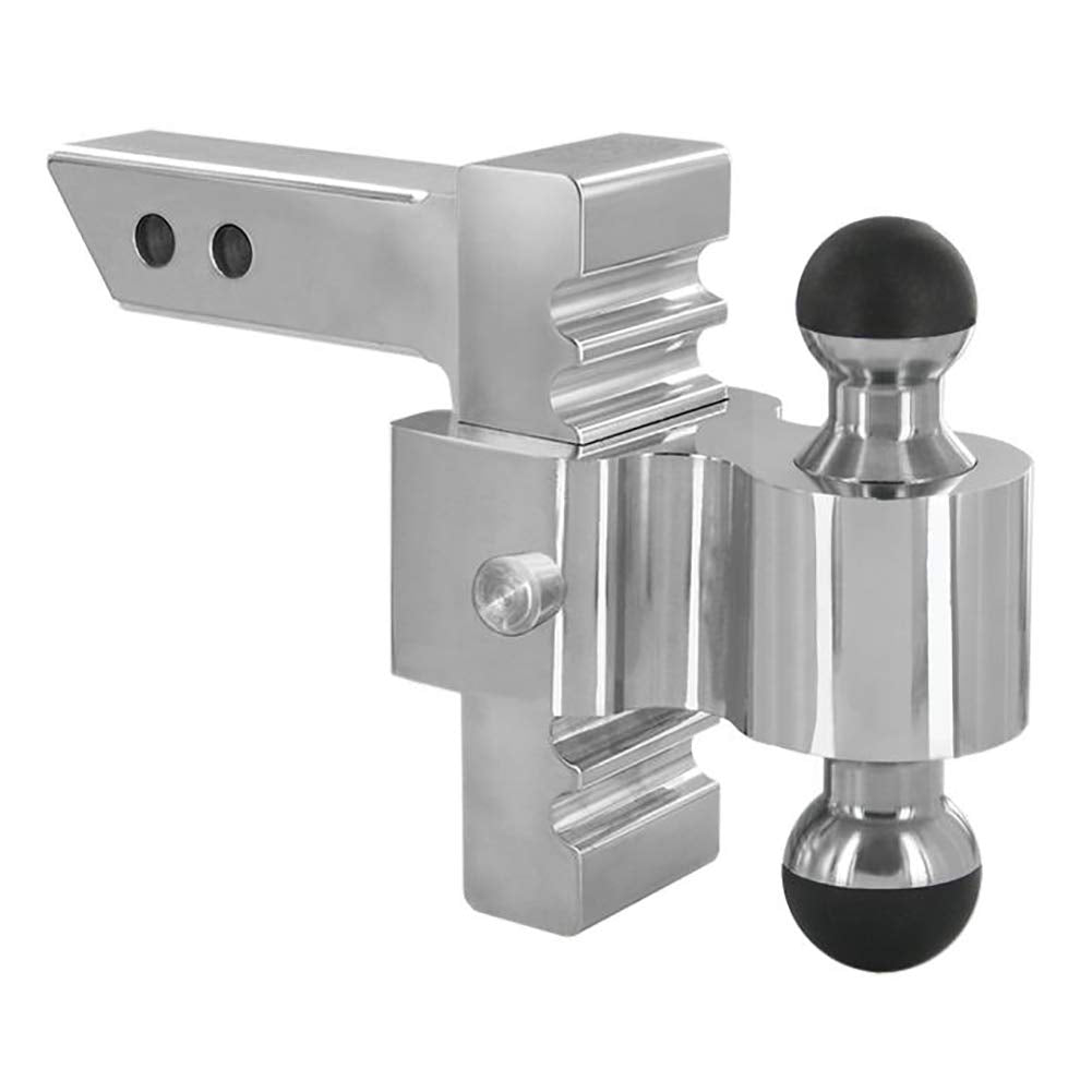 ANDERSEN HITCHES | 6" Drop/Rise | Adjustable Rapid Hitch with 2x2-5/16 inch Greaseless AlumiBall | FIfth Wheel Trailer Hitch | Tow Accessories | 3405