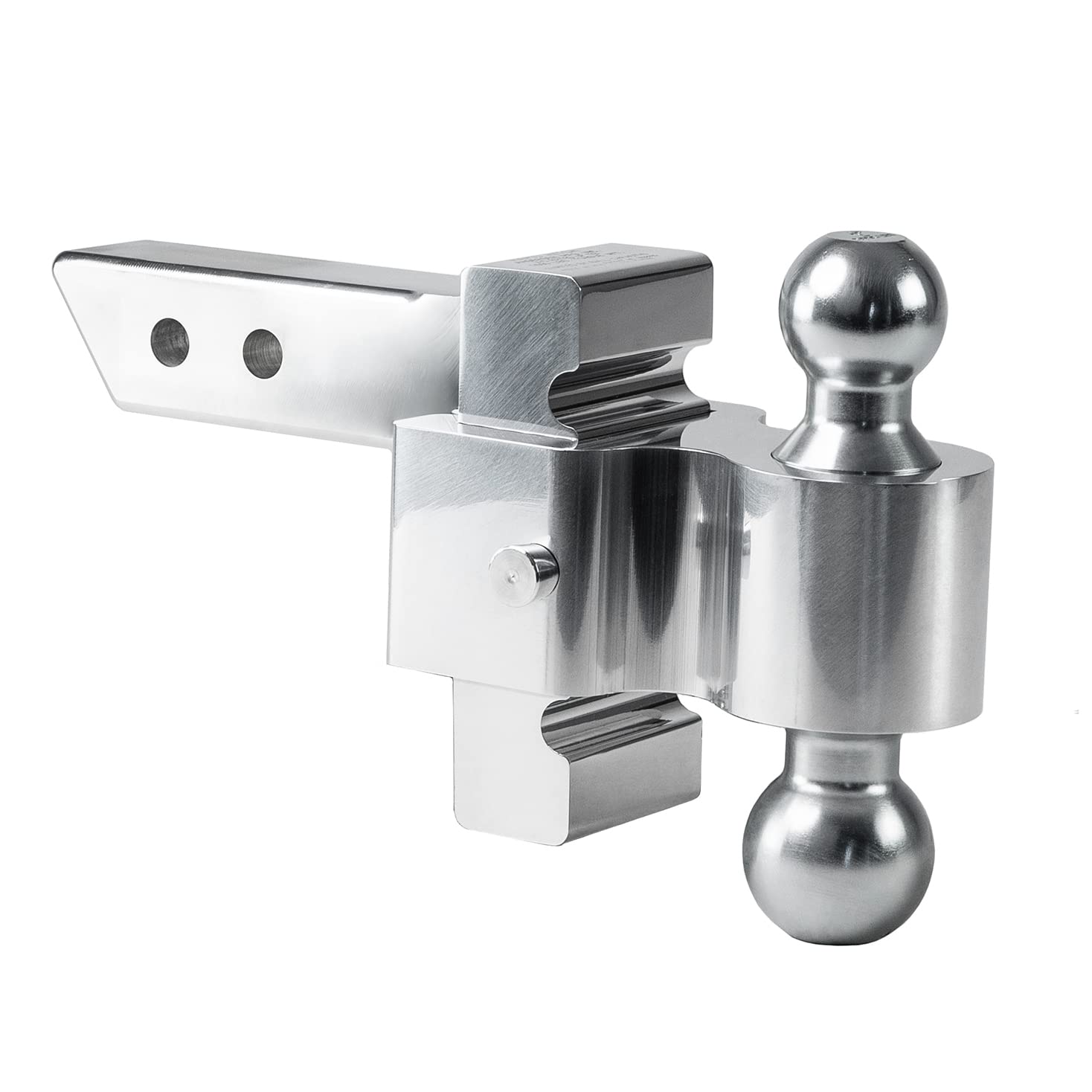 ANDERSEN HITCHES | 4" Drop/Rise | Adjustable Rapid Hitch with 2x2-5/16 inch Greaseless AlumiBall | FIfth Wheel Trailer Hitch | Tow Accessories | 3461