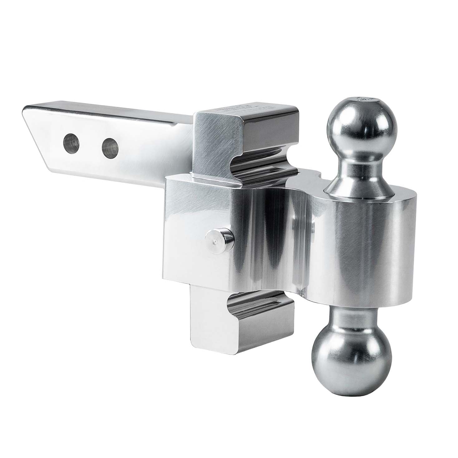 ANDERSEN HITCHES | 4" Drop/Rise | Adjustable Rapid Hitch with 2x2-5/16 inch Greaseless AlumiBall | FIfth Wheel Trailer Hitch | Tow Accessories | 3461