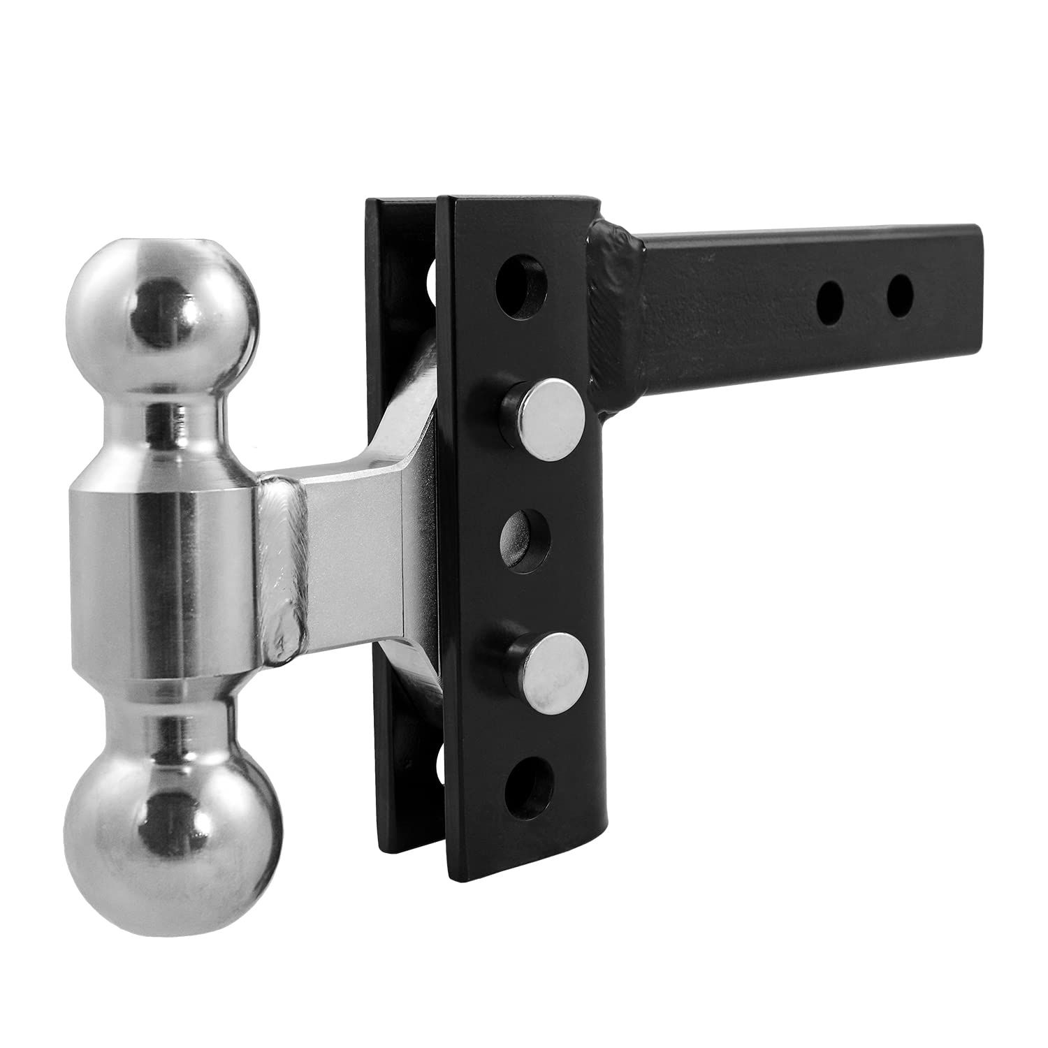 Andersen HITCHES | EZ Adjust Hitch | 8" Drop/Rise, 2 x 2-5/16" Combo Ball, 2-1/2" Shank | Adjustable Heavy Duty Towing for Trucks Trailer | 10K/16K GTWR Weight Level | 3299