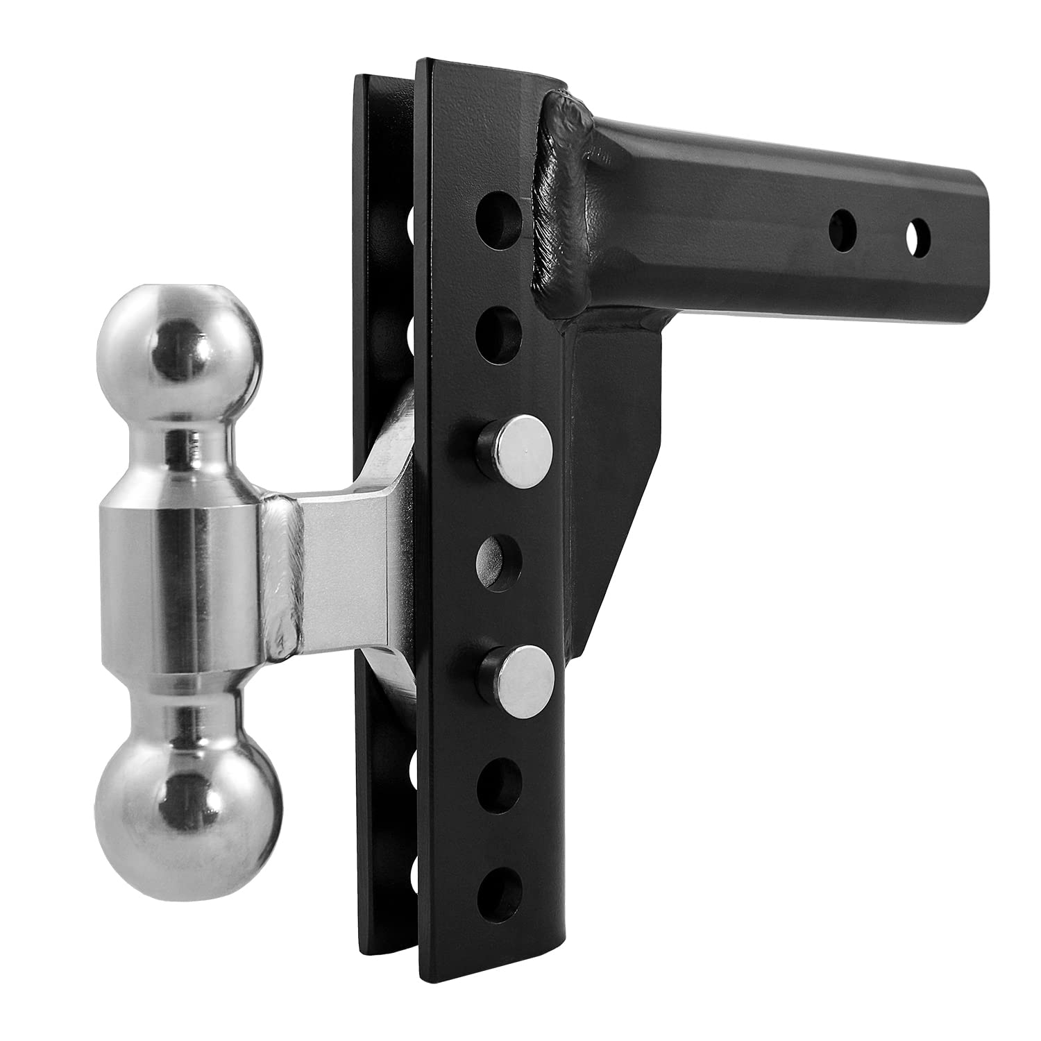 Andersen HITCHES | EZ Adjust Hitch | 8" Drop/Rise, 2 x 2-5/16" Combo Ball, 2-1/2" Shank | Adjustable Heavy Duty Towing for Trucks Trailer | 10K/16K GTWR Weight Level | 3299