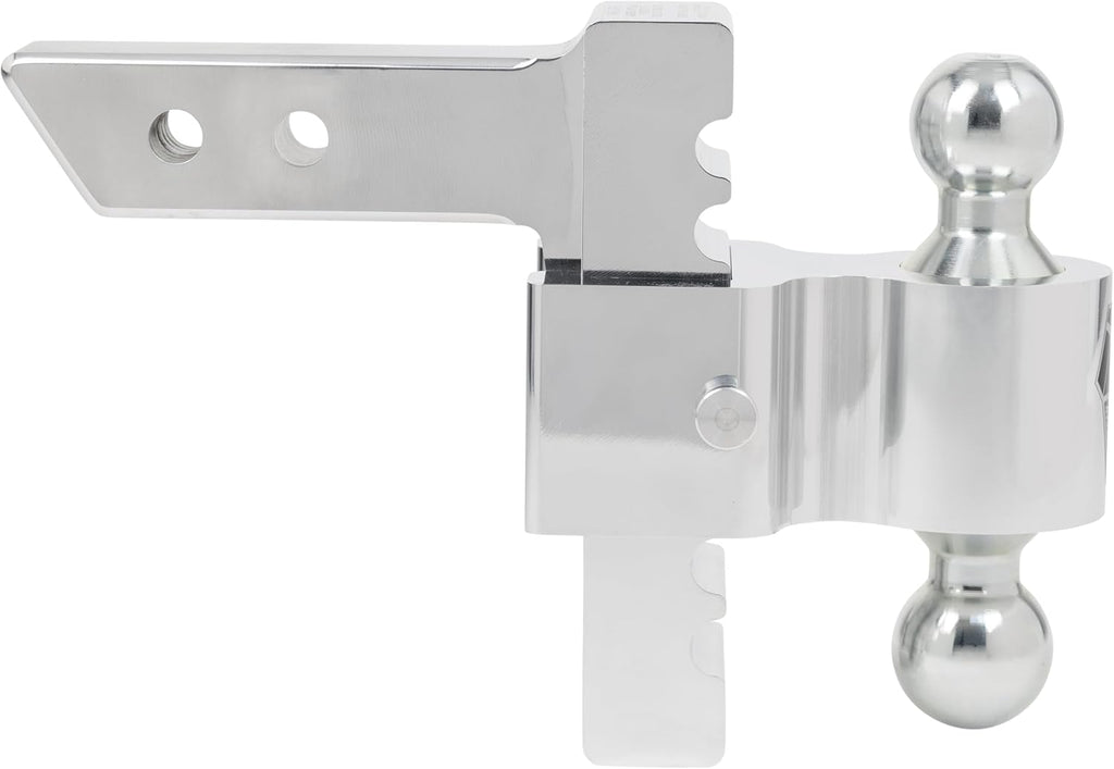 ANDERSEN HITCHES | RV Accessories | Trailer Hitch Locks | Heavy Duty Rapid Hitch W/Locking PIN | 6" Drop Rapid Hitch 2” x 2-5/16” Plated Steel Combo Ball (8K/10K GTWR) (with Locking PIN 3429) | 3410