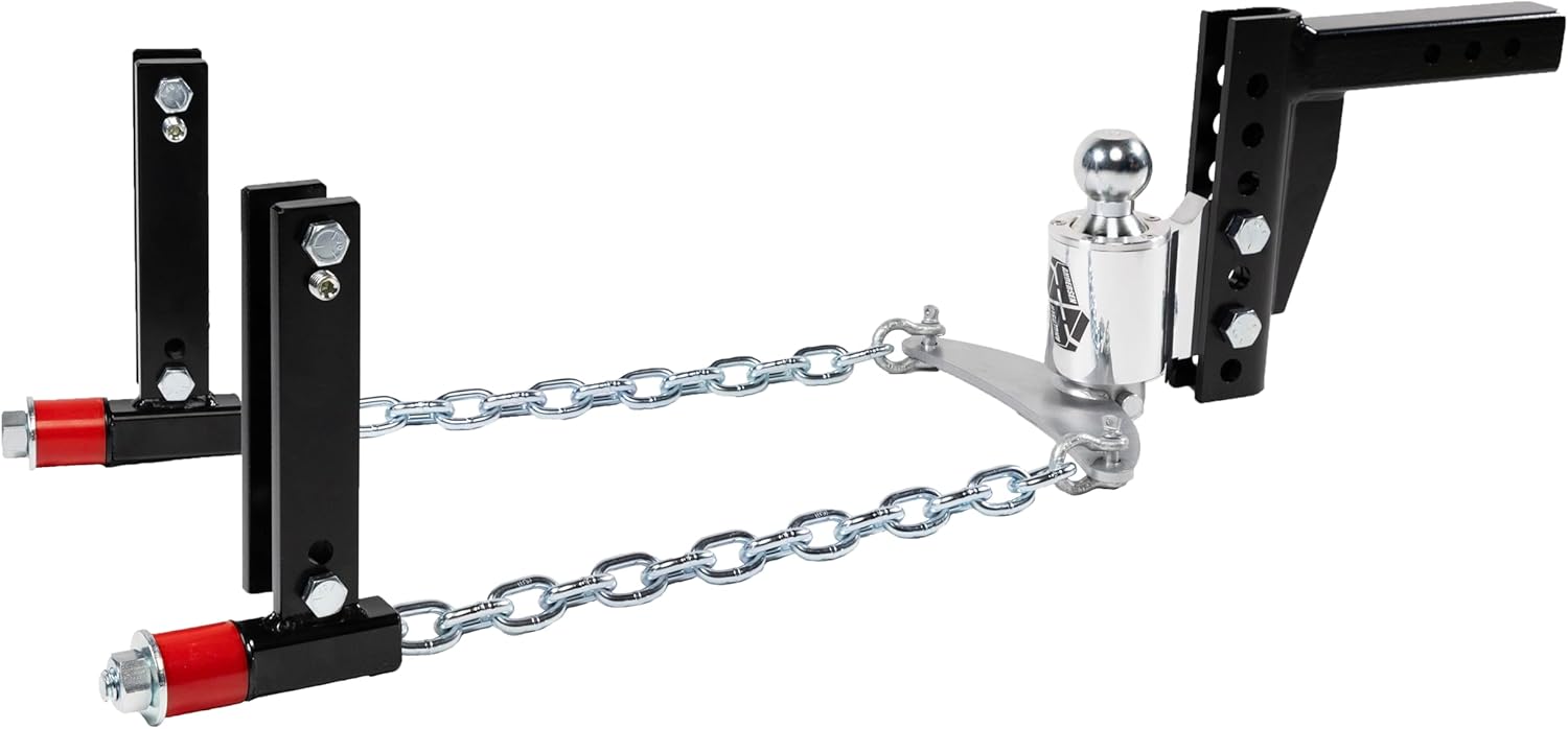 Andersen HITCHES | 3305 | Weight Distribution Hitch | No Bounce No Sway | Tow Accessories | 6" Drop/Rise, 2-5/16" Ball, 2" Shank, 7"/8" Bracket, 14k lb GTWR, 1400 lb Tongue