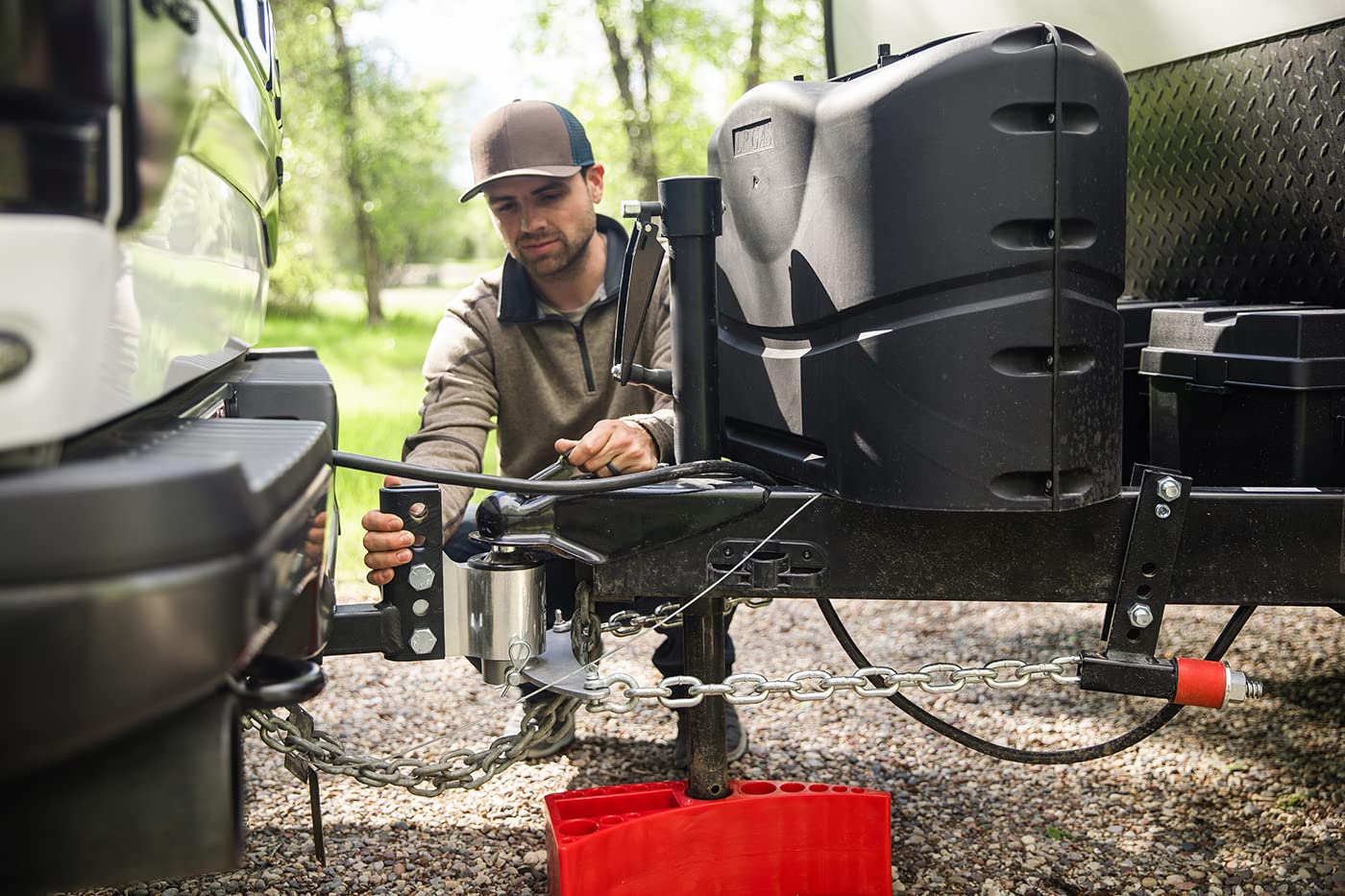 Andersen HITCHES | 3394 | Weight Distribution Hitch | No Bounce No Sway | Tow Accessories | 4" Drop/Rise, 2-5/16" Ball, 2-1/2" Shank, 3"/4"/5"/6" Bracket, 16k lb GTWR, 1600 lb Tongue