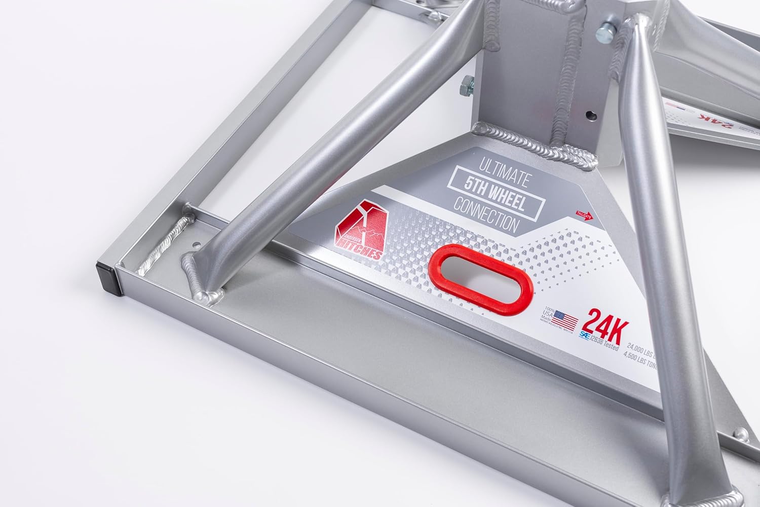 ANDERSEN HITCHES SAE Certified GEN 3 Ultimate Fifth Wheel Connection Aluminum Gooseneck Mount Trailer Hitch Adapter Towing Accessories 24,000 lbs GVWR, 4,500 lbs Tongue Weight Part #3220