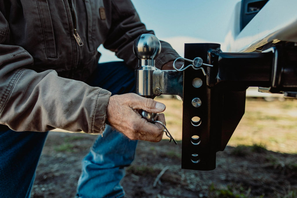 Andersen HITCHES | EZ Adjust Hitch | 8" Drop/Rise, 2 x 2-5/16" Combo Ball, 2-1/2" Shank | Adjustable Heavy Duty Towing for Trucks Trailer | 10K/16K GTWR Weight Level | 3299