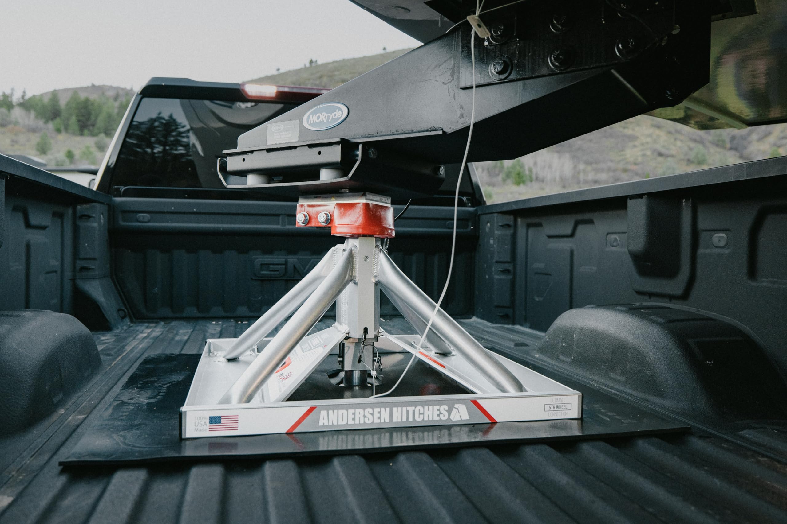 ANDERSEN HITCHES | Ultimate 5th Wheel Connection (Toolbox Model) | 13" Tall Base, 24,000 lbs GTWR, 4,500 LBS tongue weight | Camper Travel Trailers | Campers Adapter Accessories | 3220-TBX