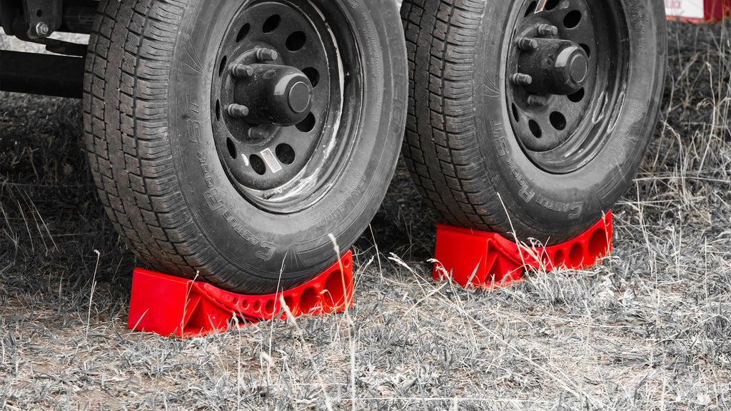 ANDERSEN HITCHES | 3604-2 2-Pack Camper Leveler System Must Have RV | Camping Travel Easy Storage Jack Stabilizer Block | Levelers Blocks for Campers and Fifth Wheels