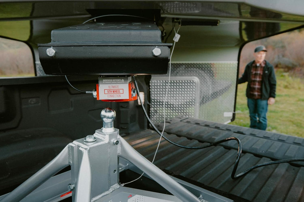 ANDERSEN HITCHES SAE Certified GEN 3 Ultimate Fifth Wheel Connection Aluminum Gooseneck Mount Trailer Hitch Adapter Towing Accessories 24,000 lbs GVWR, 4,500 lbs Tongue Weight Part #3220