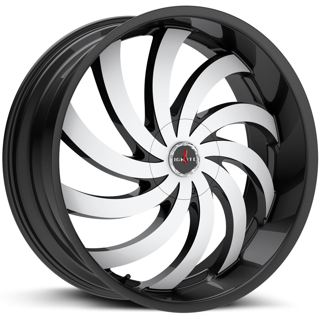 Flame Gloss Black Machined