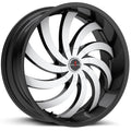 Flame Gloss Black Machined