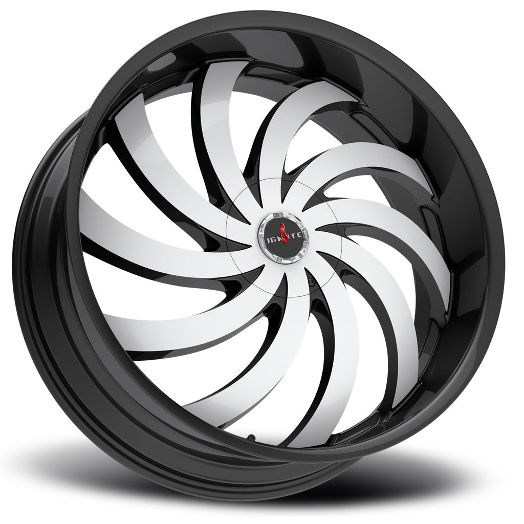 Flame Gloss Black Machined