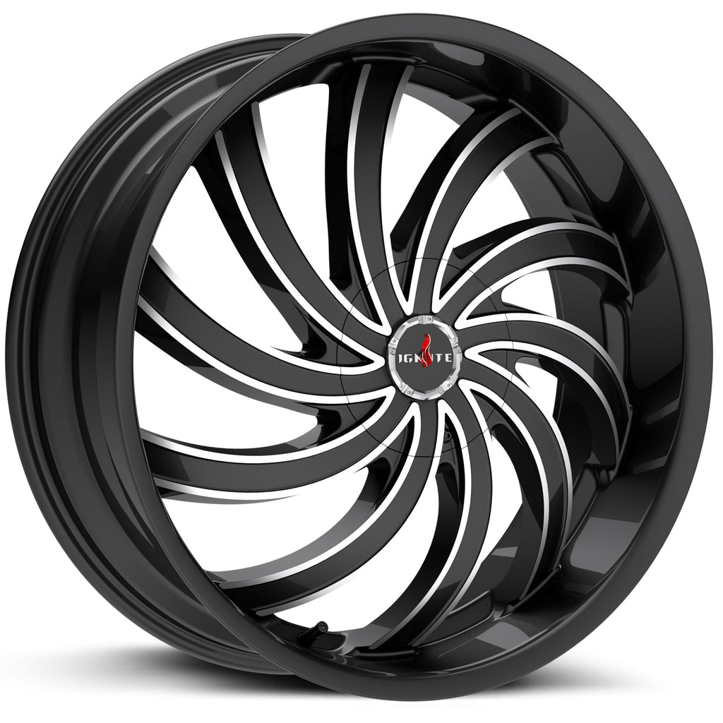 Flame Gloss Black Milled