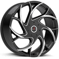 Inferno Gloss Black Milled Tips