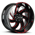 M07 Gloss Black Candy Red Milled