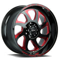M22 Gloss Black Candy Red Milled