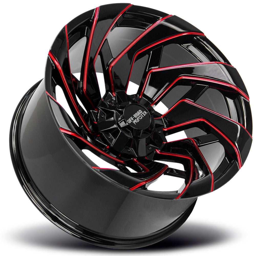 M24 Gloss Black Candy Red Milled