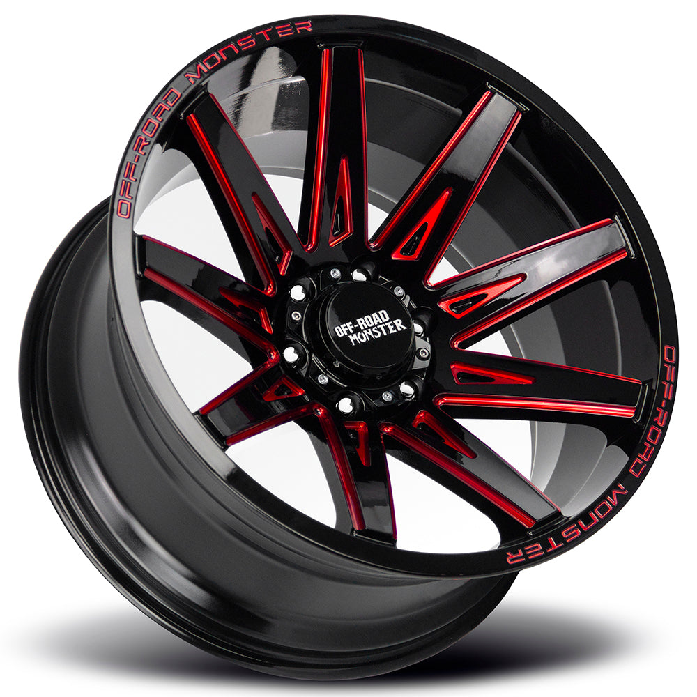 M25 Gloss Black Candy Red Milled