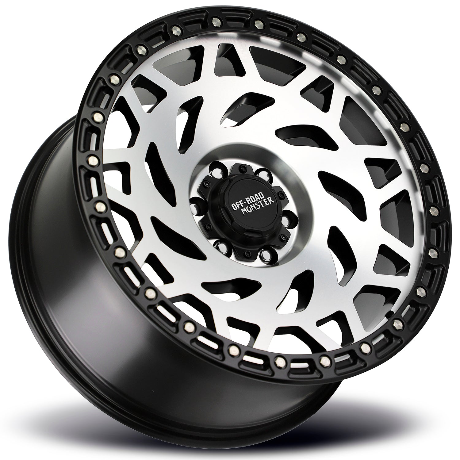 M50 Gloss Black Machined Black Rim