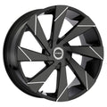 Moto Gloss Black Milled Line