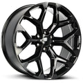 Snowflake All Gloss Black