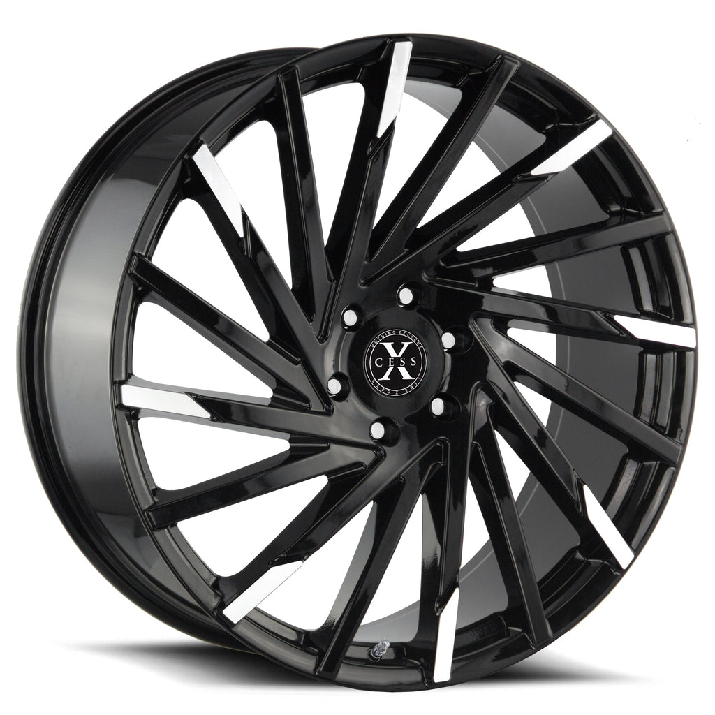 X02 Gloss Black Machined Tips