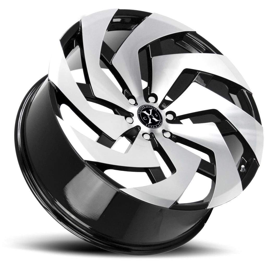 X04 Gloss Black Machined